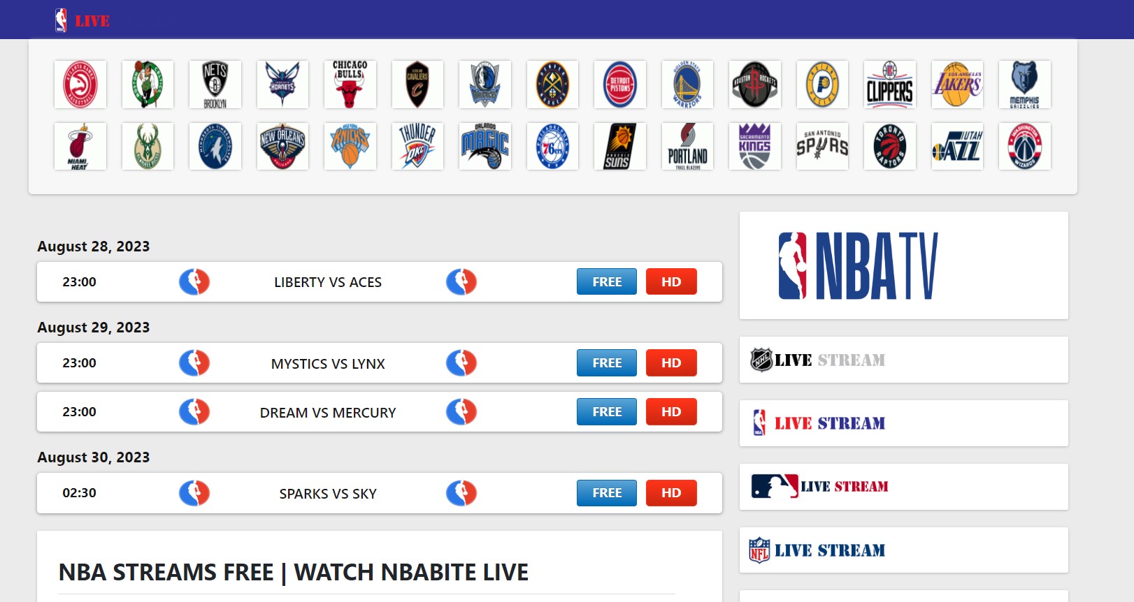 NBA Live Stream